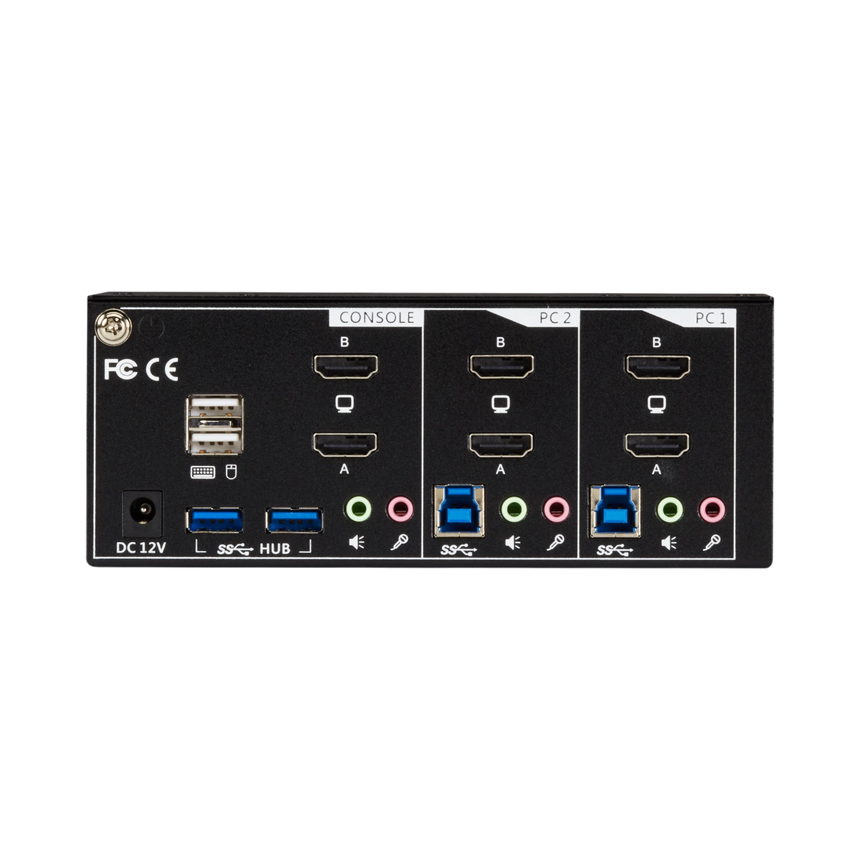 Black Box Dual-Monitor 2-Port HDMI KVM Switch 4K 60Hz — Being Shipped