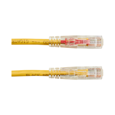 Black Box 6ft GigaTrue 3 CAT6 550-MHz Locking Ethernet Cable (Yellow) — Being Shipped