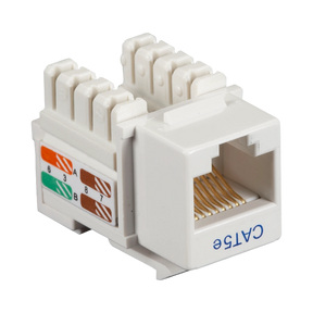Black Box Connect CAT5e Keystone Jack Unshielded RJ45 (White) — Being Shipped