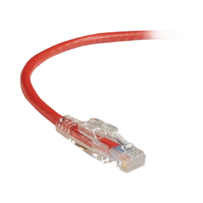 Black Box 4ft GigaTrue 3 CAT6 550MHz Locking Ethernet Cable (Red) — Being Shipped