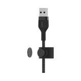 Belkin BoostCharge Pro Flex Lightning to USB-A Cable 6.6' (Black) — Being Shipped