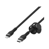 Belkin BoostCharge Pro Flex USB-C to Lightning Cable 6.6' (Black) — Being Shipped
