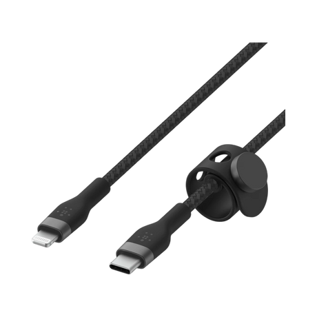 Belkin BoostCharge Pro Flex USB-C to Lightning Cable 6.6' (Black) — Being Shipped