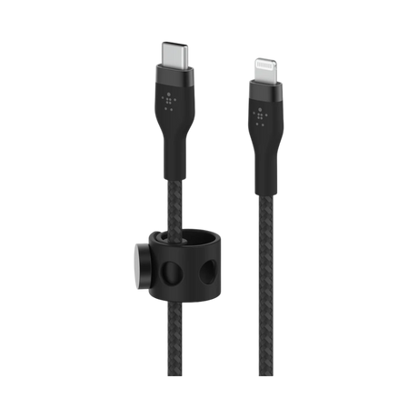 Belkin BoostCharge Pro Flex USB-C to Lightning Cable 6.6' (Black) — Being Shipped