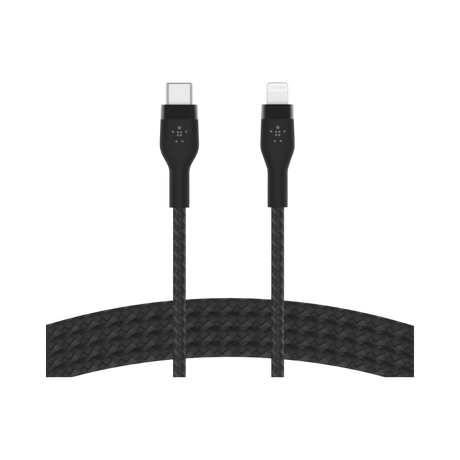 Belkin BoostCharge Pro Flex USB-C to Lightning Cable 6.6' (Black) — Being Shipped