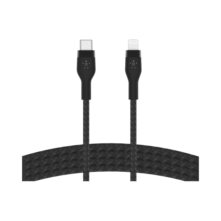 Belkin BoostCharge Pro Flex USB-C to Lightning Cable 6.6' (Black) — Being Shipped