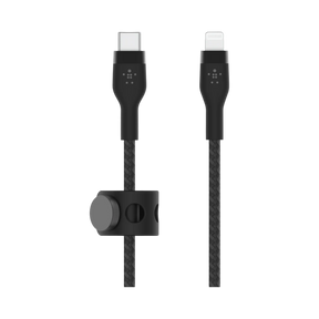Belkin BoostCharge Pro Flex USB-C to Lightning Cable 6.6' (Black) — Being Shipped