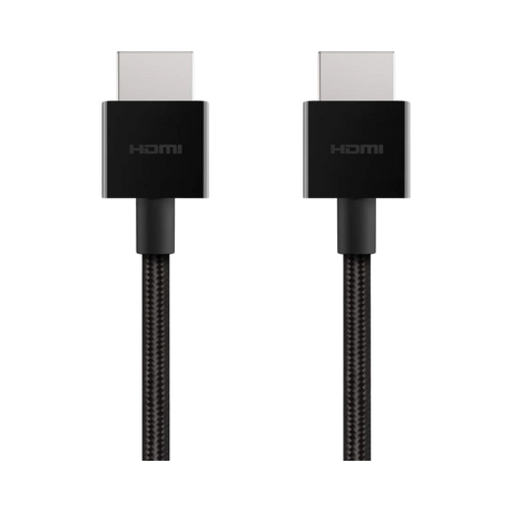 Belkin Ultra HD HDMI 2.1 Braided Cable 6.6ft (Black) — Being Shipped