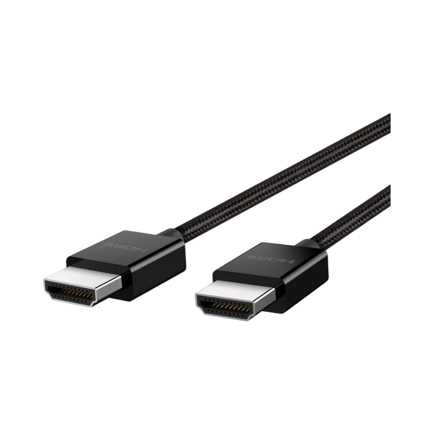 Belkin Ultra HD HDMI 2.1 Braided Cable 6.6ft (Black) — Being Shipped