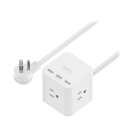 Belkin 3-Outlet Power Cube with USB-A Ports & 5-Foot Cord — Being Shipped