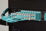 Black Box 9.8ft LC-LC OM4 Multimode Fiber Optic Patch Cable (Aqua) — Being Shipped