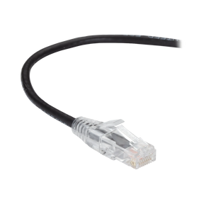 Black Box 20ft Slim-Net CAT6A 28AWG Ethernet Patch Cable (Black) — Being Shipped