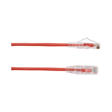 Black Box 5ft Slim-Net CAT6A 500MHz Ethernet Cable (Red) — Being Shipped