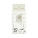 Black Box CAT6A Keystone Jack Unshielded RJ45 (Off-White) — Being Shipped