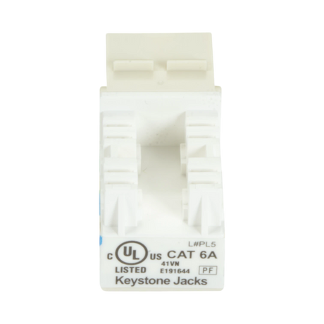 Black Box CAT6A Keystone Jack Unshielded RJ45 (Off-White) — Being Shipped