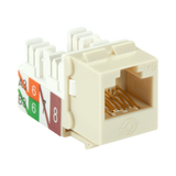 Black Box CAT6A Keystone Jack Unshielded RJ45 (Off-White) — Being Shipped