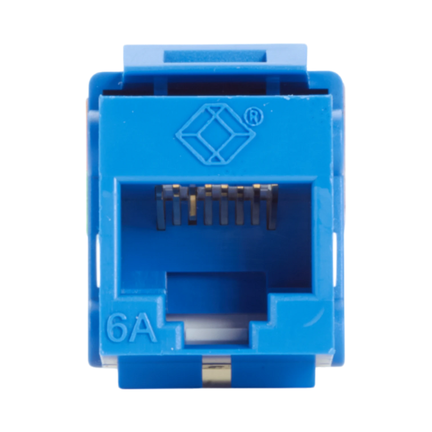 Black Box CAT6A Unshielded RJ45 Keystone Jack (Blue) — Being Shipped