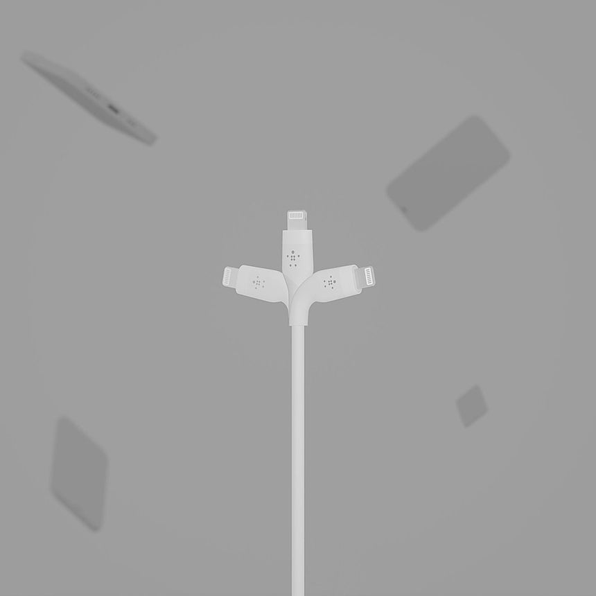 Belkin BoostCharge Flex 6.6ft USB-A to Lightning Cable (White) — Being Shipped