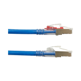Black Box 3ft CAT6A Locking Shielded Ethernet Patch Cable (Blue) — Being Shipped