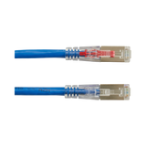 Black Box 3ft CAT6A Locking Shielded Ethernet Patch Cable (Blue) — Being Shipped
