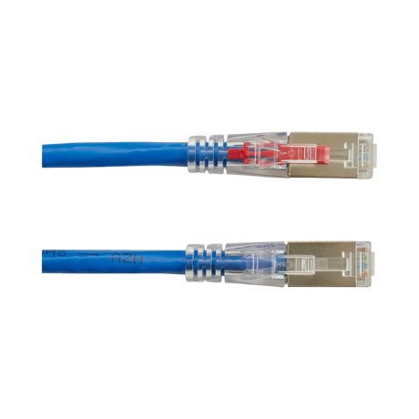 Black Box 3ft CAT6A Locking Shielded Ethernet Patch Cable (Blue) — Being Shipped