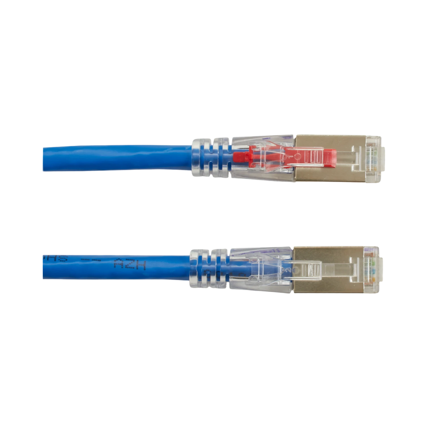Black Box 3ft CAT6A Locking Shielded Ethernet Patch Cable (Blue) — Being Shipped