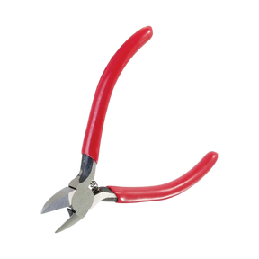 C2G 4.5in Flush Wire Cutter with Red Handle — Being Shipped