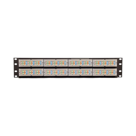 C2G 48-Port Cat5E 110-Type Patch Panel 2RU (Black) — Being Shipped