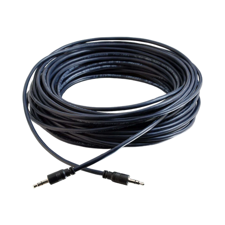 C2G 25ft 3.5mm Stereo Audio Cable with Low-Profile Connectors — Being Shipped