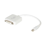 C2G 8in Mini DisplayPort to DVI-D Adapter Converter (White) — Being Shipped