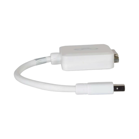 C2G 8in Mini DisplayPort to DVI-D Adapter Converter (White) — Being Shipped