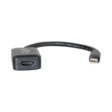 C2G 8in Mini DisplayPort to HDMI Adapter Converter (Black) — Being Shipped