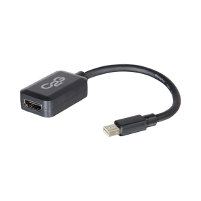 C2G 8in Mini DisplayPort to HDMI Adapter Converter (Black) — Being Shipped
