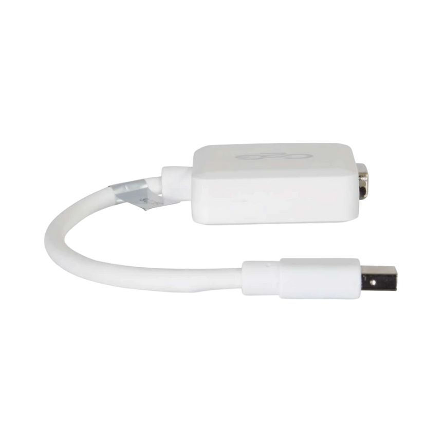 C2G 8in Mini DisplayPort to VGA Adapter Converter (White) — Being Shipped