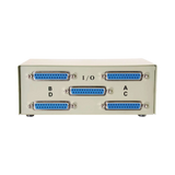 C2G 4-Port DB25 Manual Switch Box for DB25 Female Connectors — Being Shipped