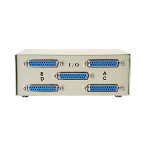 C2G 4-Port DB25 Manual Switch Box for DB25 Female Connectors — Being Shipped