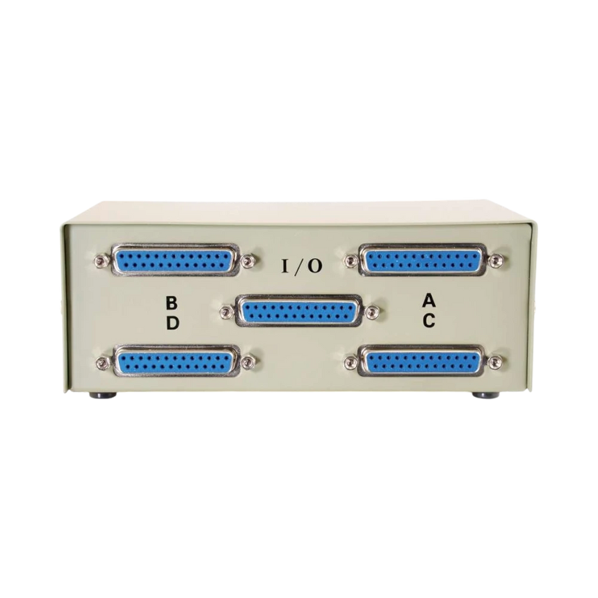 C2G 4-Port DB25 Manual Switch Box for DB25 Female Connectors — Being Shipped