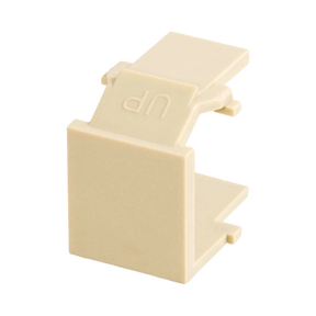 C2G Snap-In Blank Keystone Insert Module (Ivory) — Being Shipped