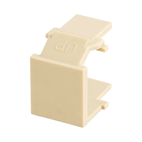 C2G Snap-In Blank Keystone Insert Module (Ivory) — Being Shipped