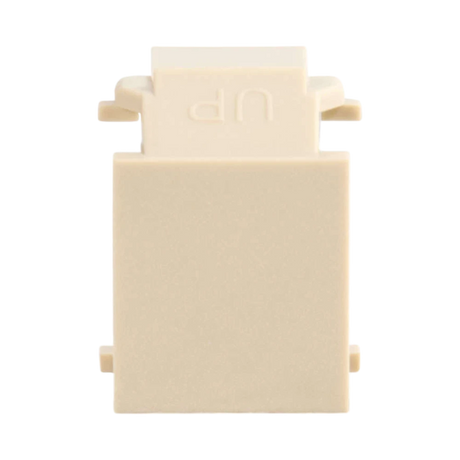 C2G Snap-In Blank Keystone Insert Module (Ivory) — Being Shipped