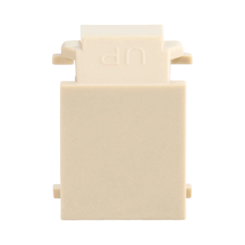 C2G Snap-In Blank Keystone Insert Module (Ivory) — Being Shipped