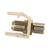 C2G Snap-In F-Type Keystone Insert Module (Ivory) — Being Shipped