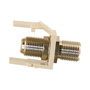 C2G Snap-In F-Type Keystone Insert Module (Ivory) — Being Shipped