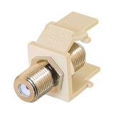 C2G Snap-In F-Type Keystone Insert Module (Ivory) — Being Shipped