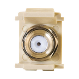 C2G Snap-In F-Type Keystone Insert Module (Ivory) — Being Shipped