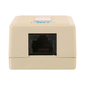 C2G 1 Port Cat5E Surface Mount Box (White) — Being Shipped