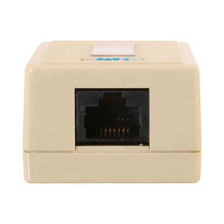 C2G 1 Port Cat5E Surface Mount Box (White) — Being Shipped