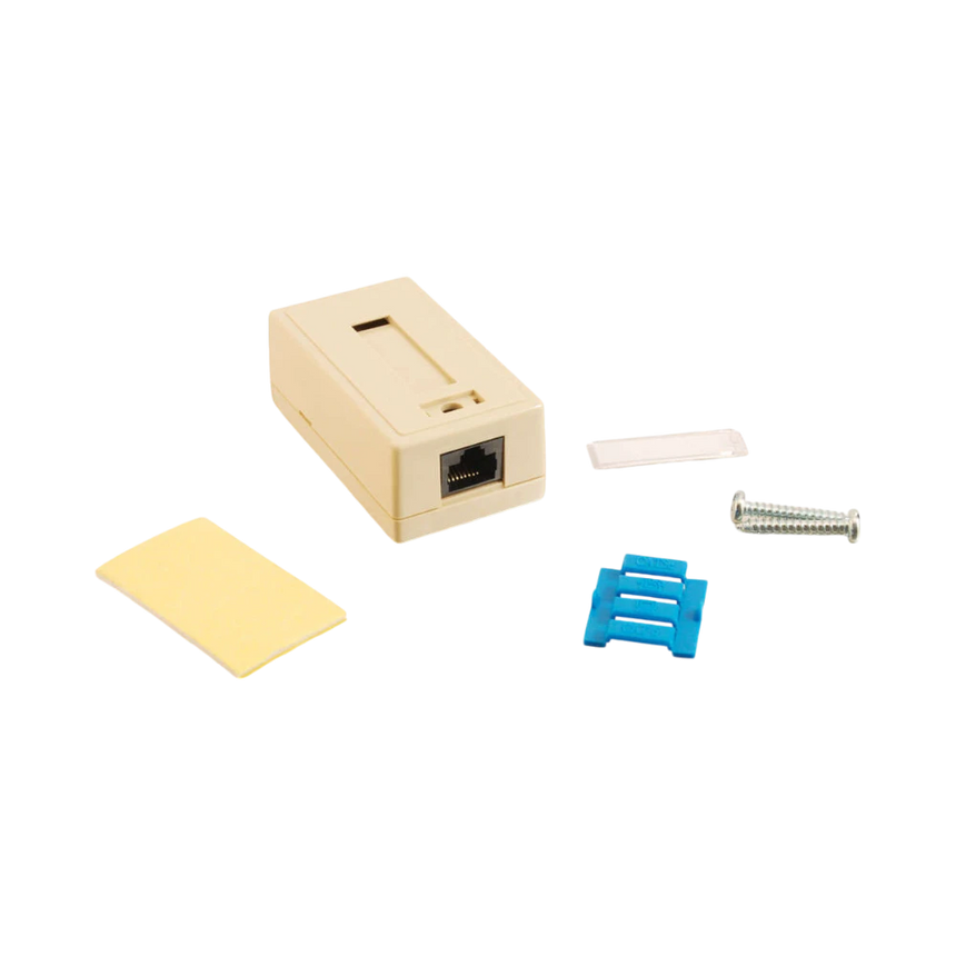 C2G 1 Port Cat5E Surface Mount Box (White) — Being Shipped