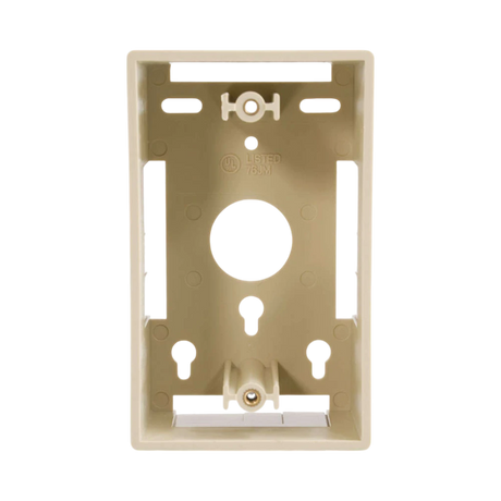 C2G Single Gang Wall Box (Ivory) — Being Shipped