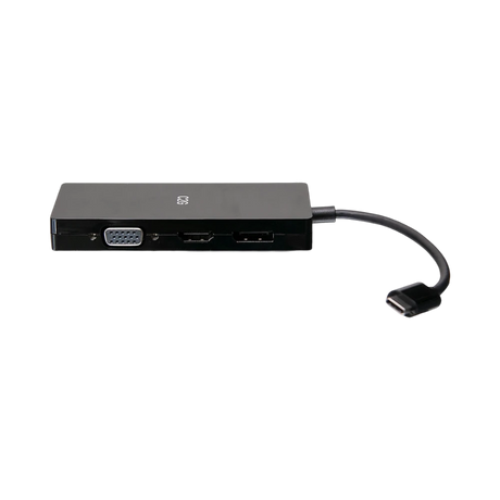 C2G USB-C Multiport Adapter, 4-in-1 Video Adapter with HDMI, DisplayPort, DVI, & VGA (4K 60Hz) — Being Shipped